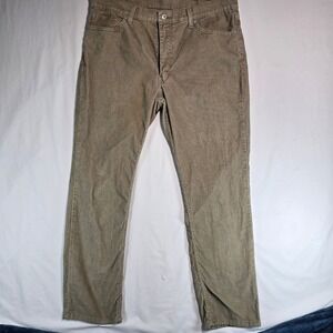 Levis 511 Slim Fit Corduroy Pants Mens 38x30 Tan Khaki 04511-6016 Cord Trousers